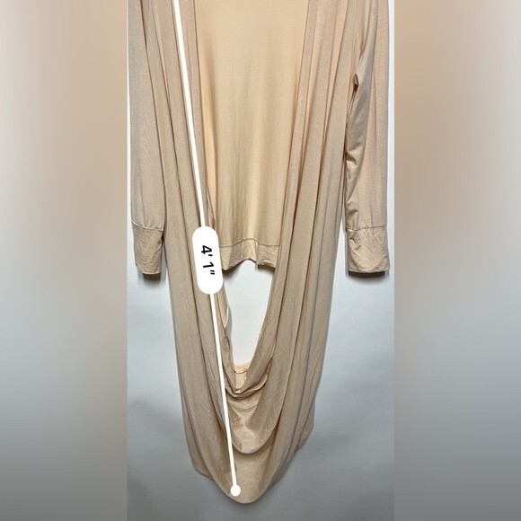 Mitera The Nadia Loop Cardigan in Blush Pink S - Picture 9 of 11